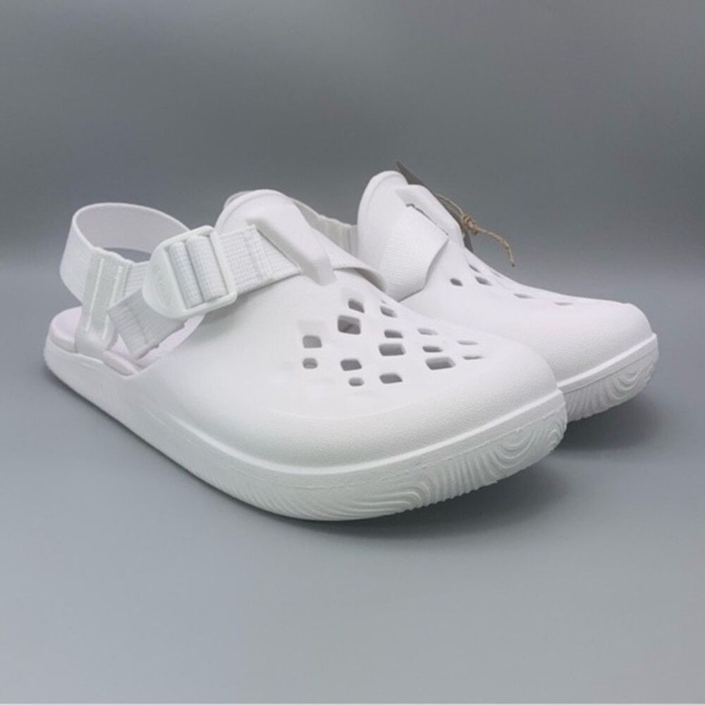 Chaco Women's Chillos 'White' Clogs Sandals Slides Shoes - Size: 8 - Picture 8 of 14